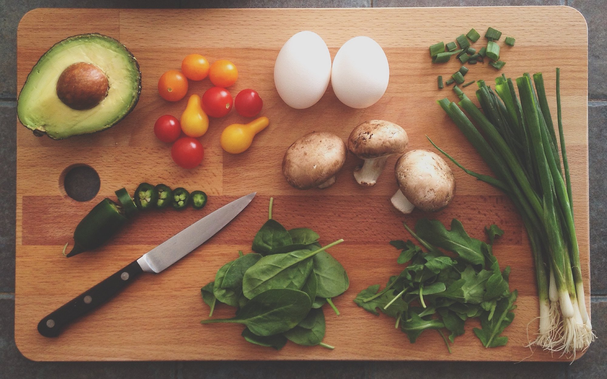 Food on cutting board.jpg