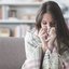Woman-sneezing