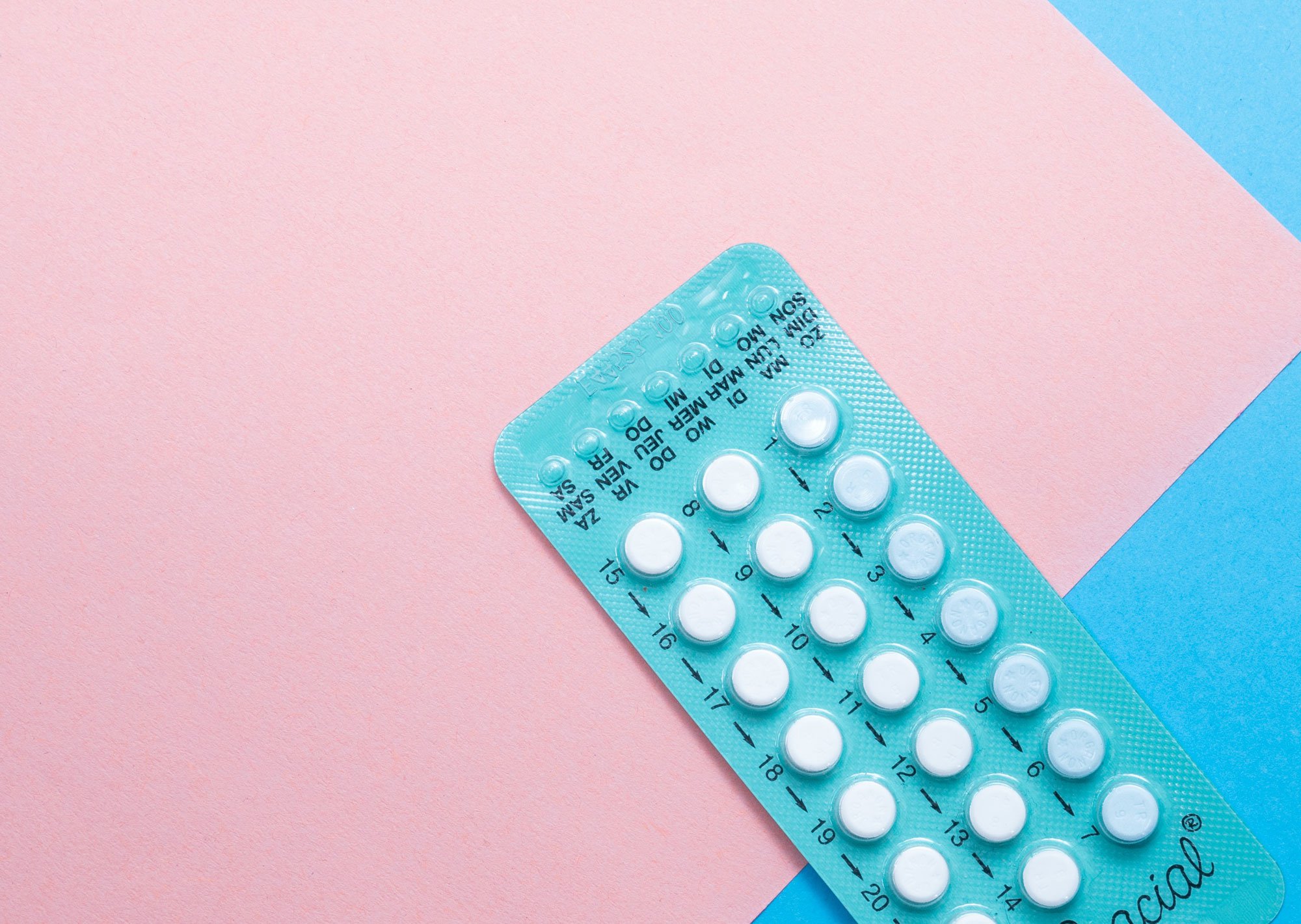 Photo of birth control pill packet