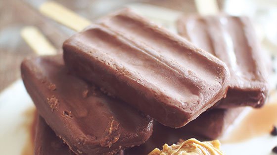 chocolate peanut butter pops