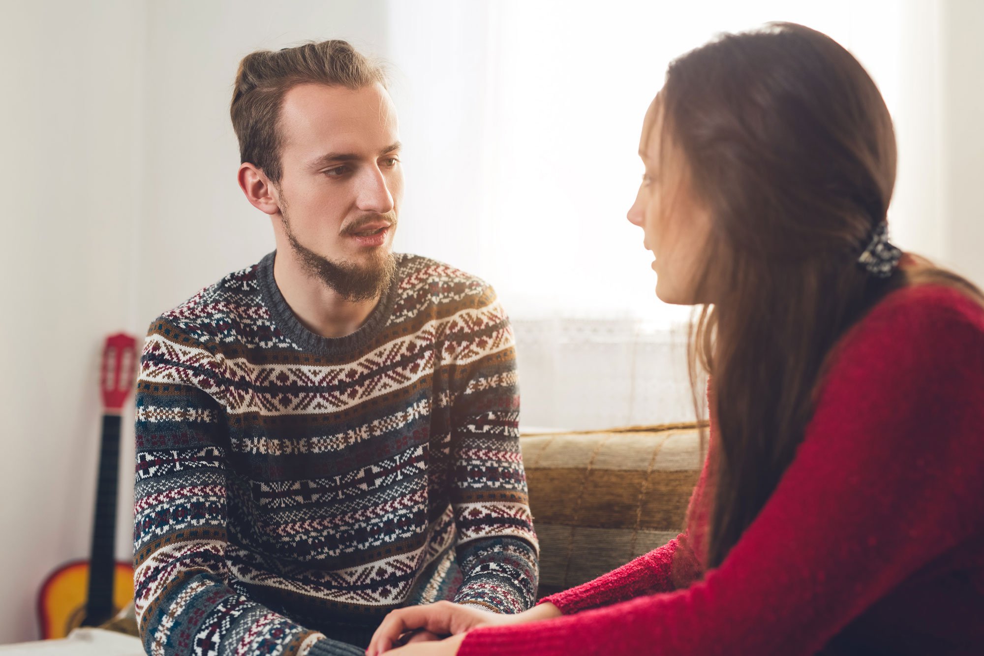 couple talking