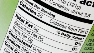 Food Nutrition Label