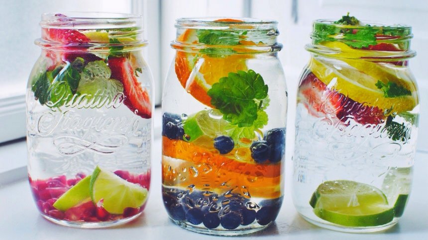 fruit infused waters