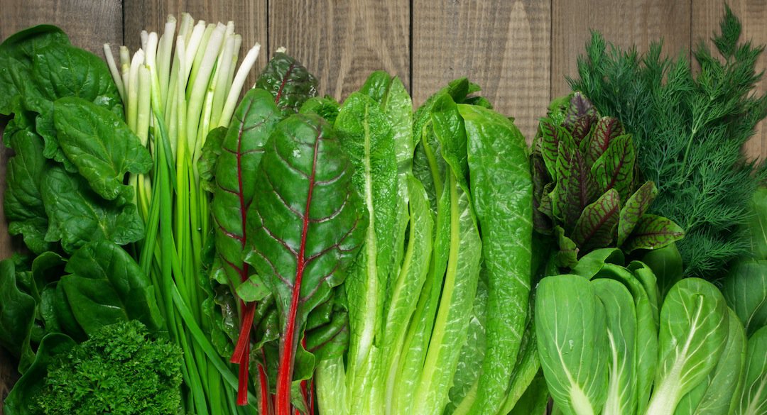 Leafy green vegetables