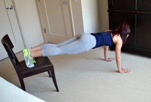 Woman doing a plank
