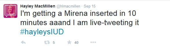 Hailey's First Tweet